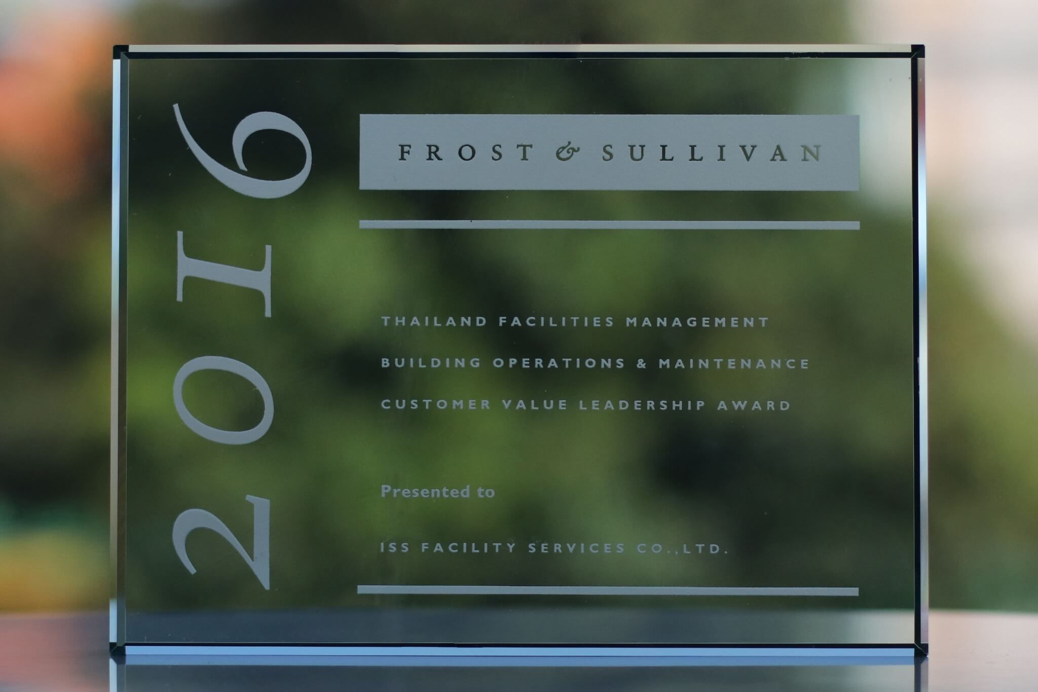 Frost and Sullivan 2016:Thailand Facility Management 2016