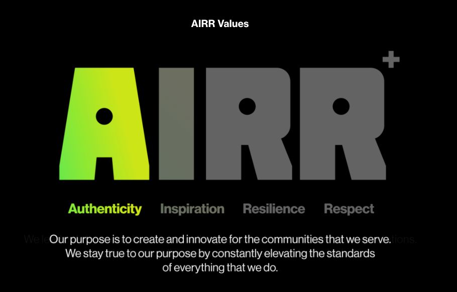 Company's culture and value information
