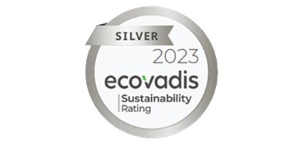 Silver Ecovadis Sustainability Rating 2023