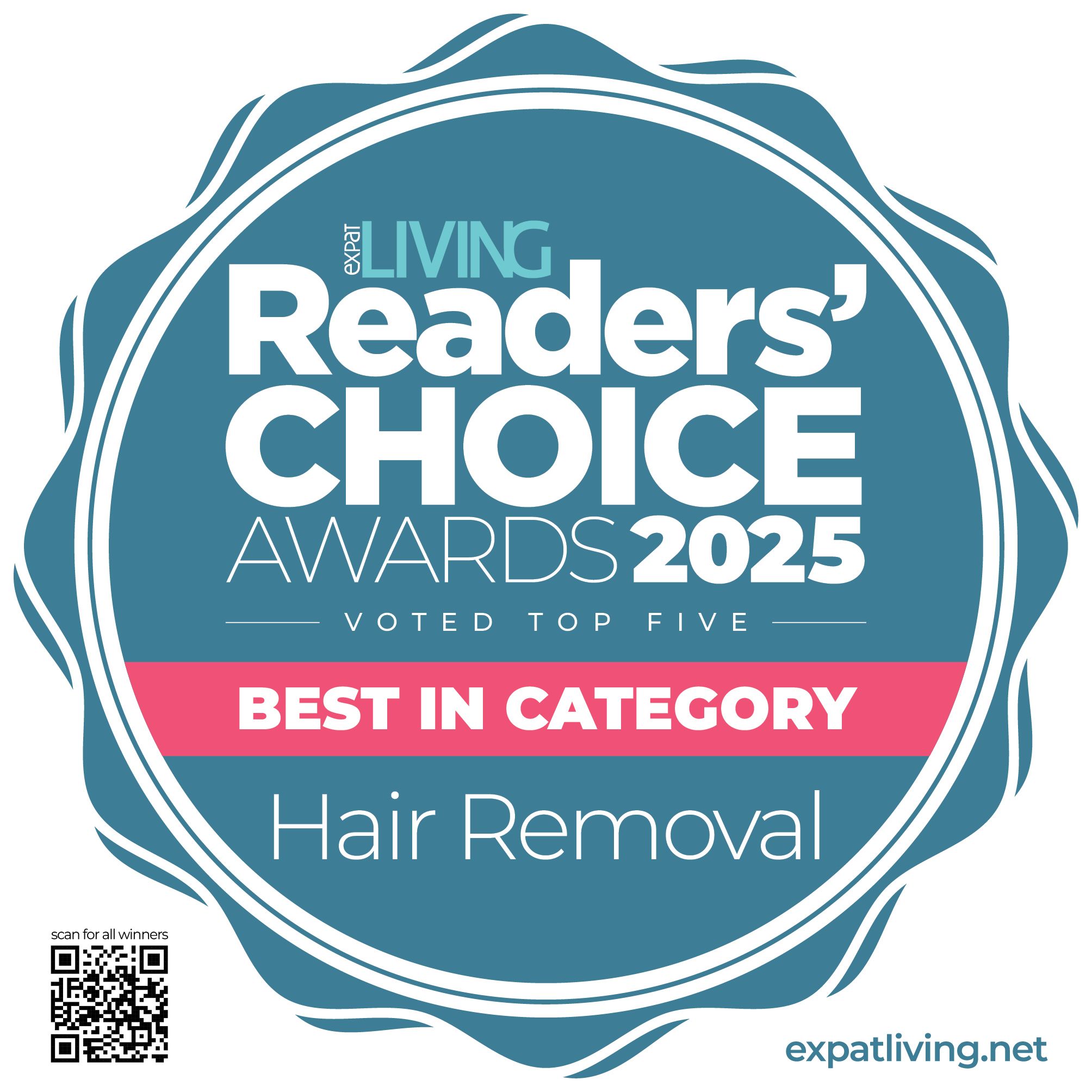 Best Hair Removal - Expat Living Readers’ Choice Awards 2025