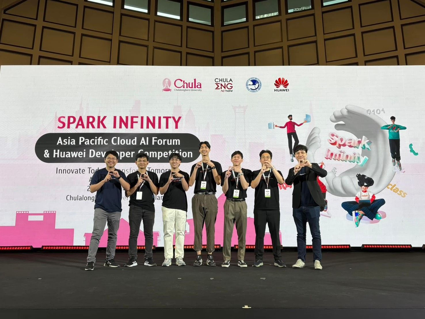 Finalist team for Thailand at the APAC Cloud AI Forum & Huawei Dev Competition 2025