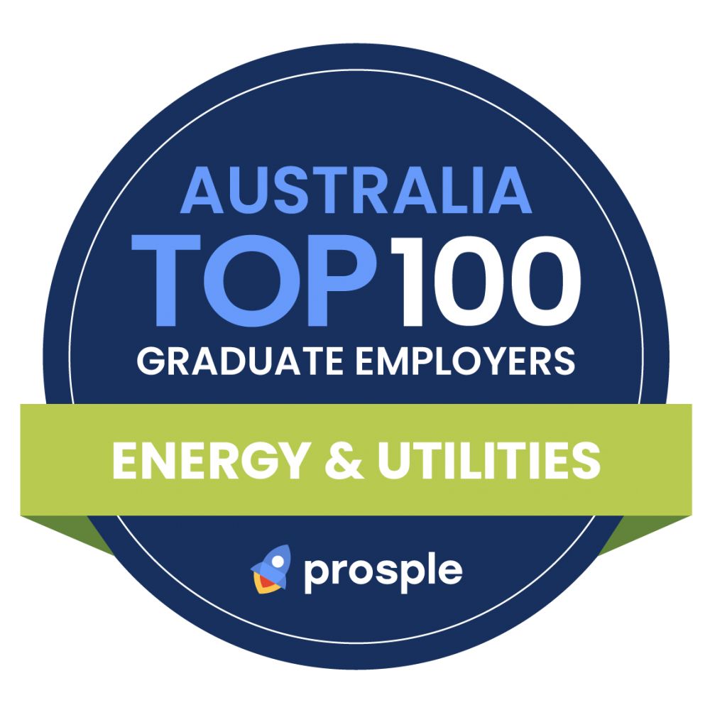 Winner - Prosple Top100 Graduate Employers, Energy & Utilites 2022