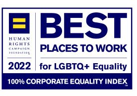 Best Places to Work for LGBTQ+ Equality 2022