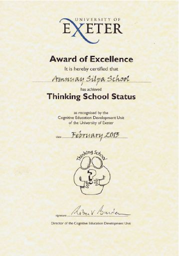 Thinking School by the Department of Cognitive Education at Exeter University 2013