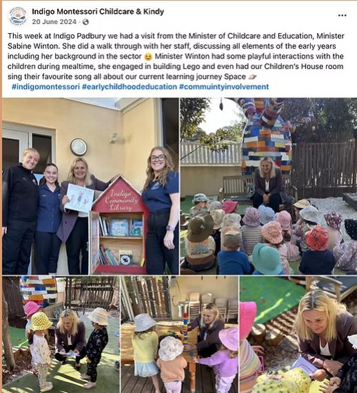 The Minister selected two of our services as standouts services across WA. 2024