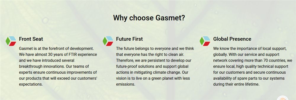 Gasmet Technologies (Asia) Limited's banner