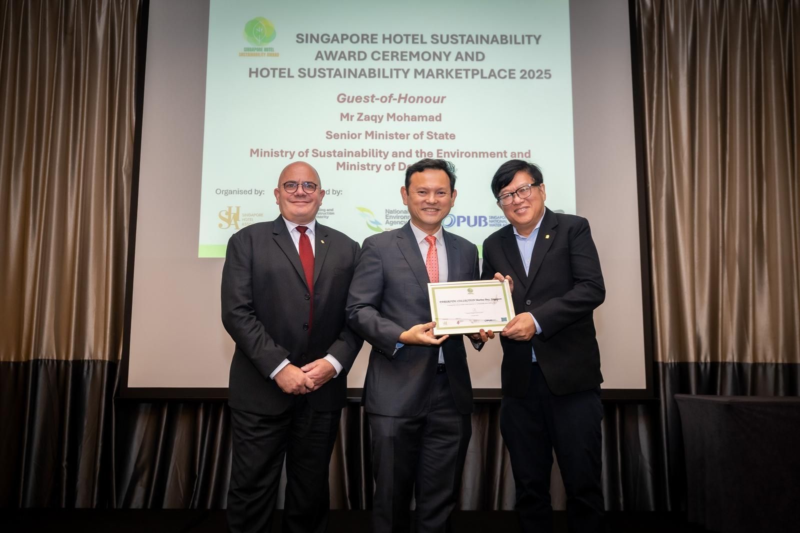 Singapore Hotel Sustainability Award by SHA 2025
