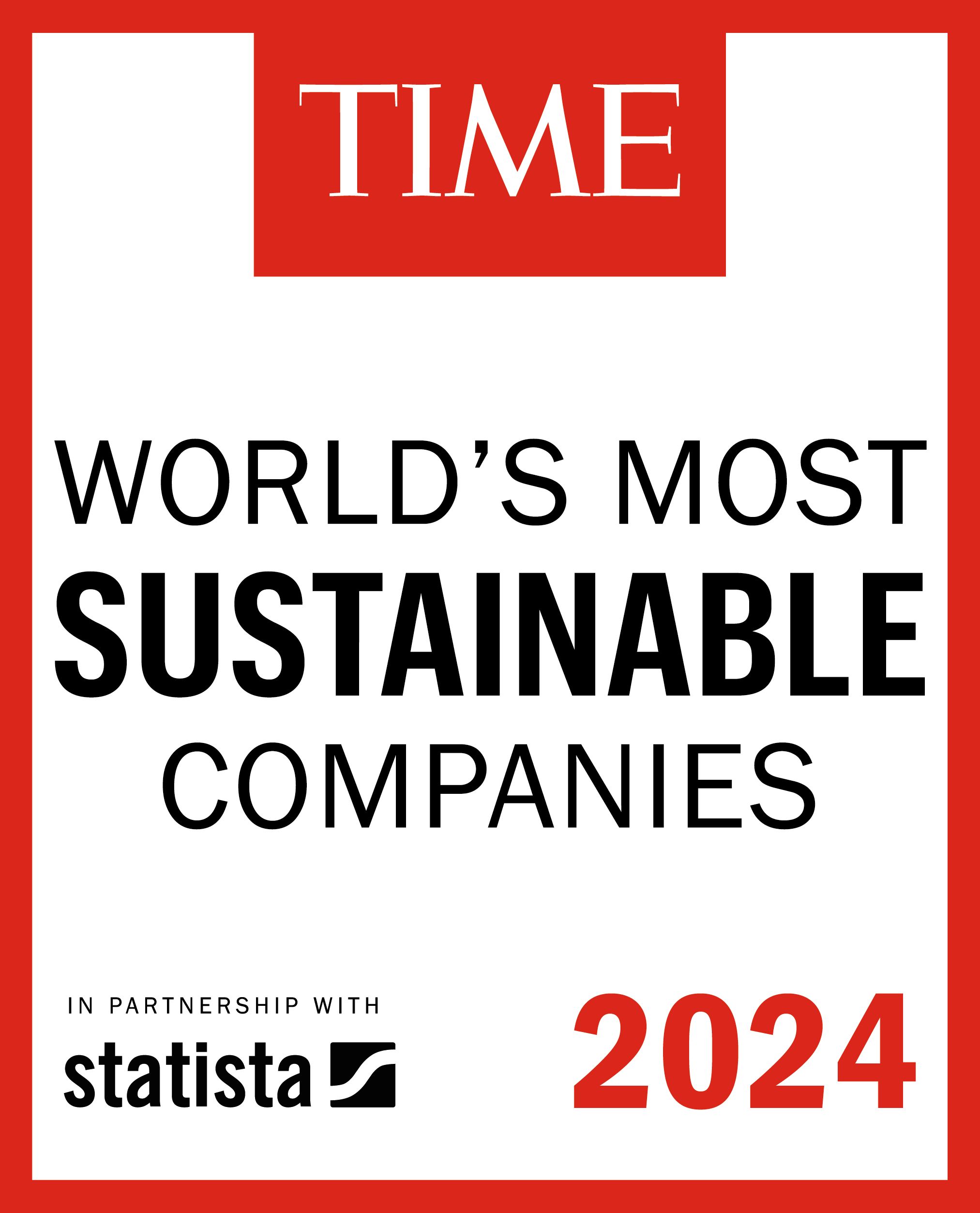 #1 TIME World's Most Sustainable Companies 2024