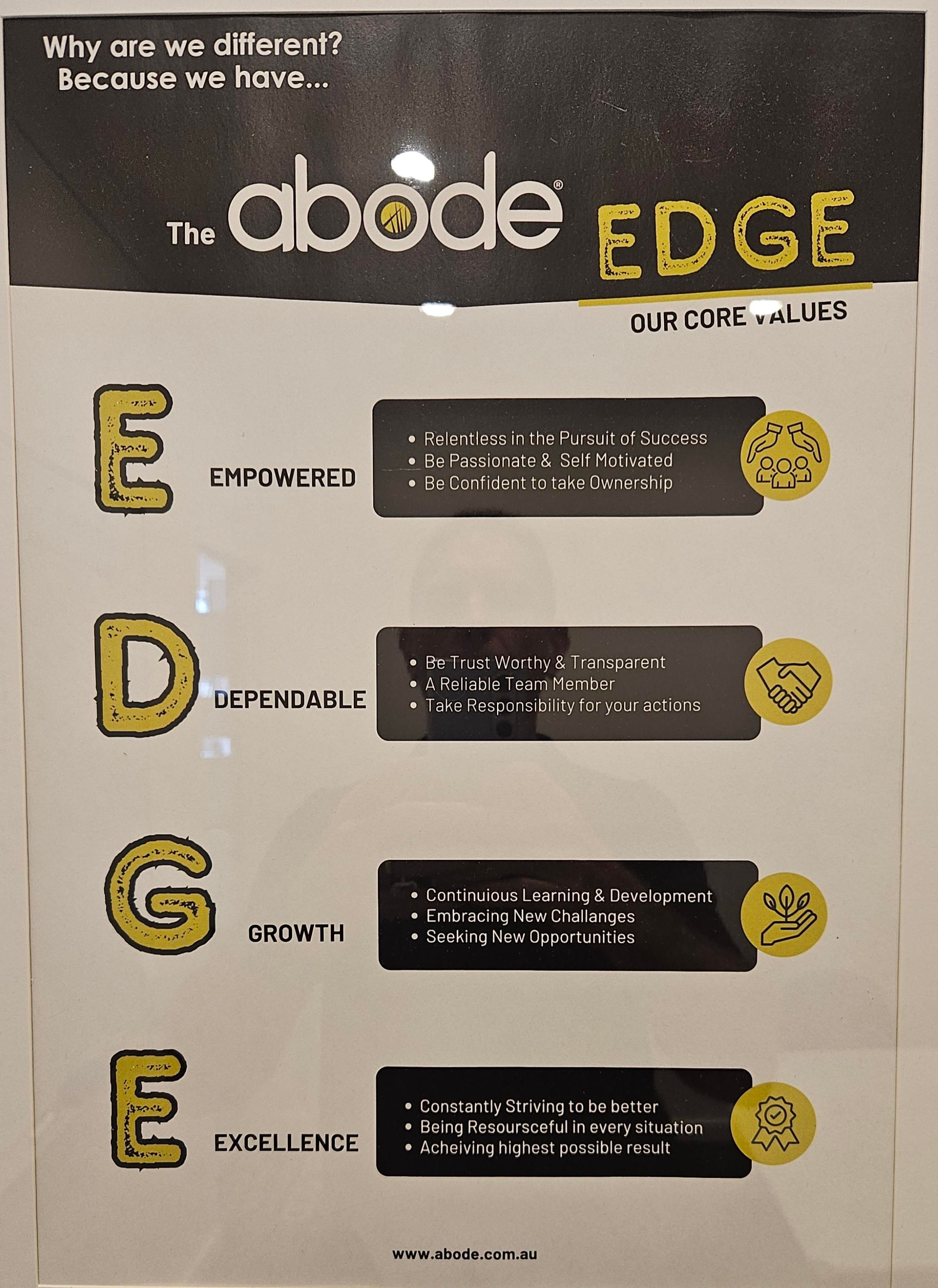 Company's culture and value information