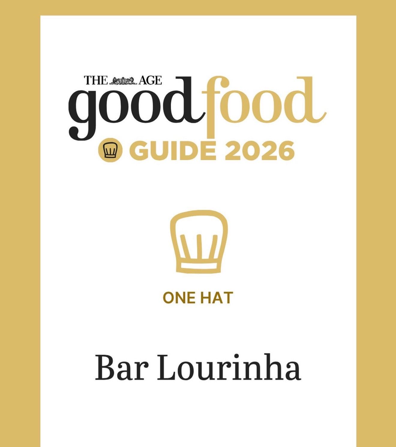 One Hat - Age Good Food 2025