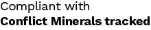 COMPLISNT WITH  CONFLICT MINERALS TRACKED 2020