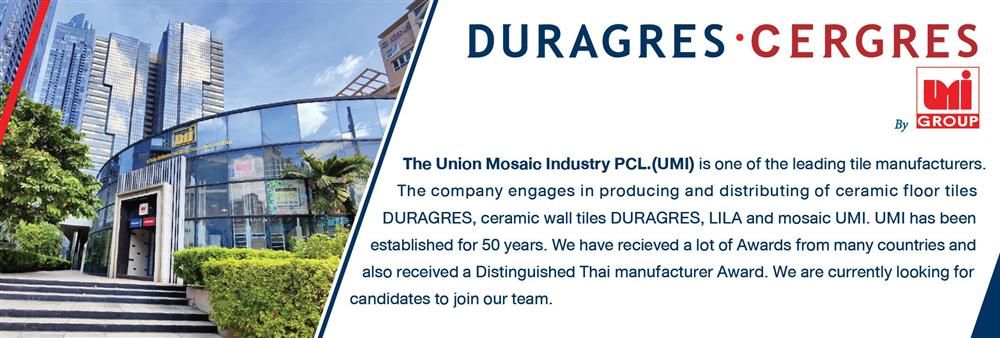 The Union Mosaic Industry Public Company Limited's banner