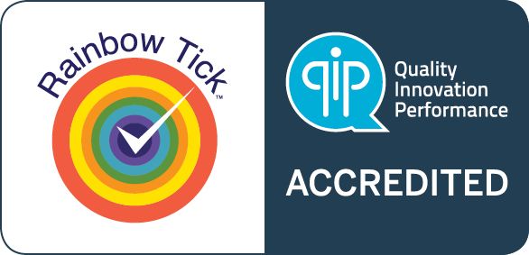 Rainbow Tick Accredited 2024