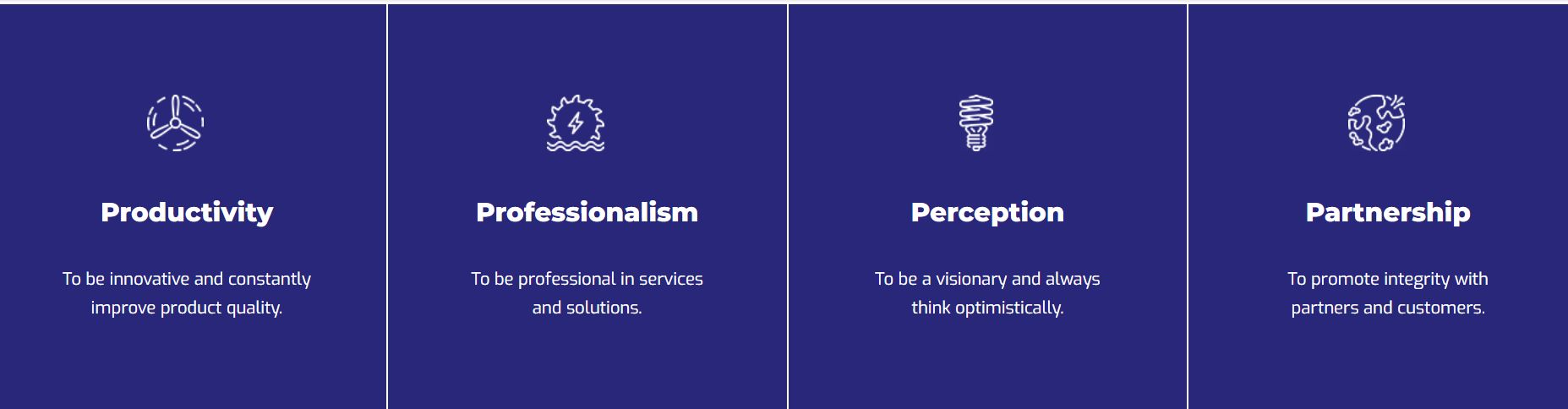 Company's culture and value information