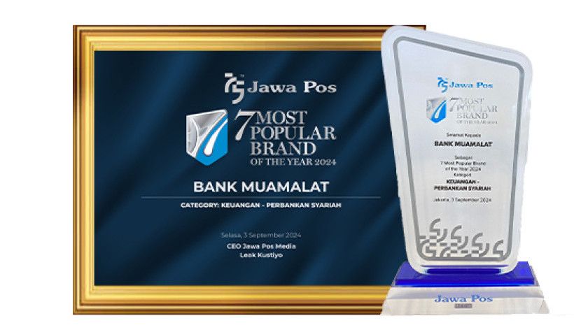 7 Most Popular Brand Of The Year 2024 | Kategori Keuangan - Perbankan Syariah 2024