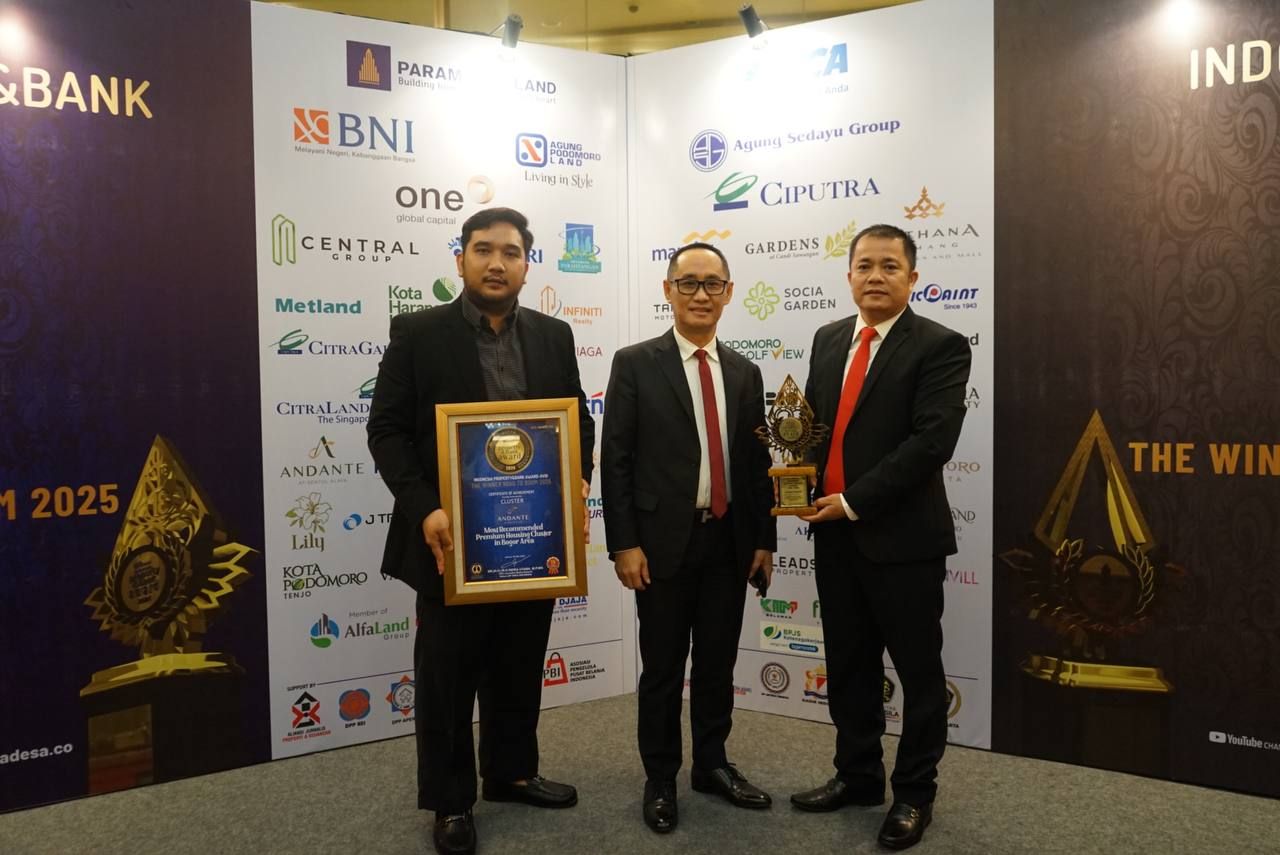 Property & Bank Award : Most Recommended Premium Housing Cluster In Bogor Are 2024