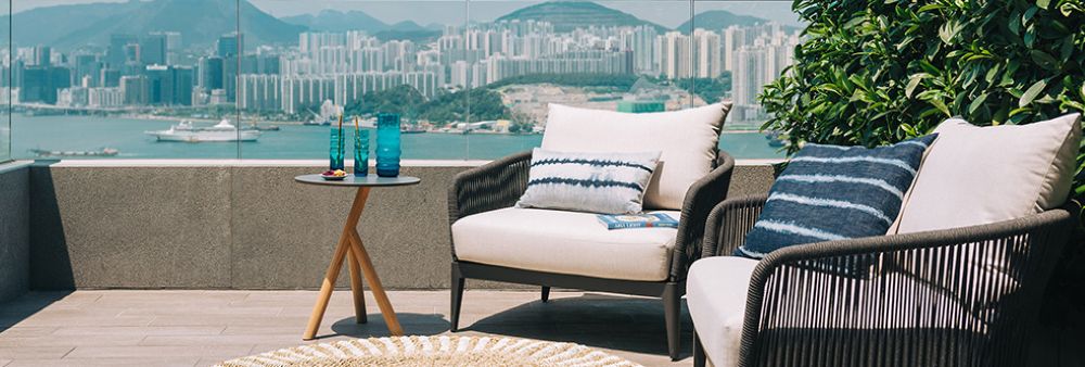 Lanson Place Waterfront Suites, Hong Kong's banner