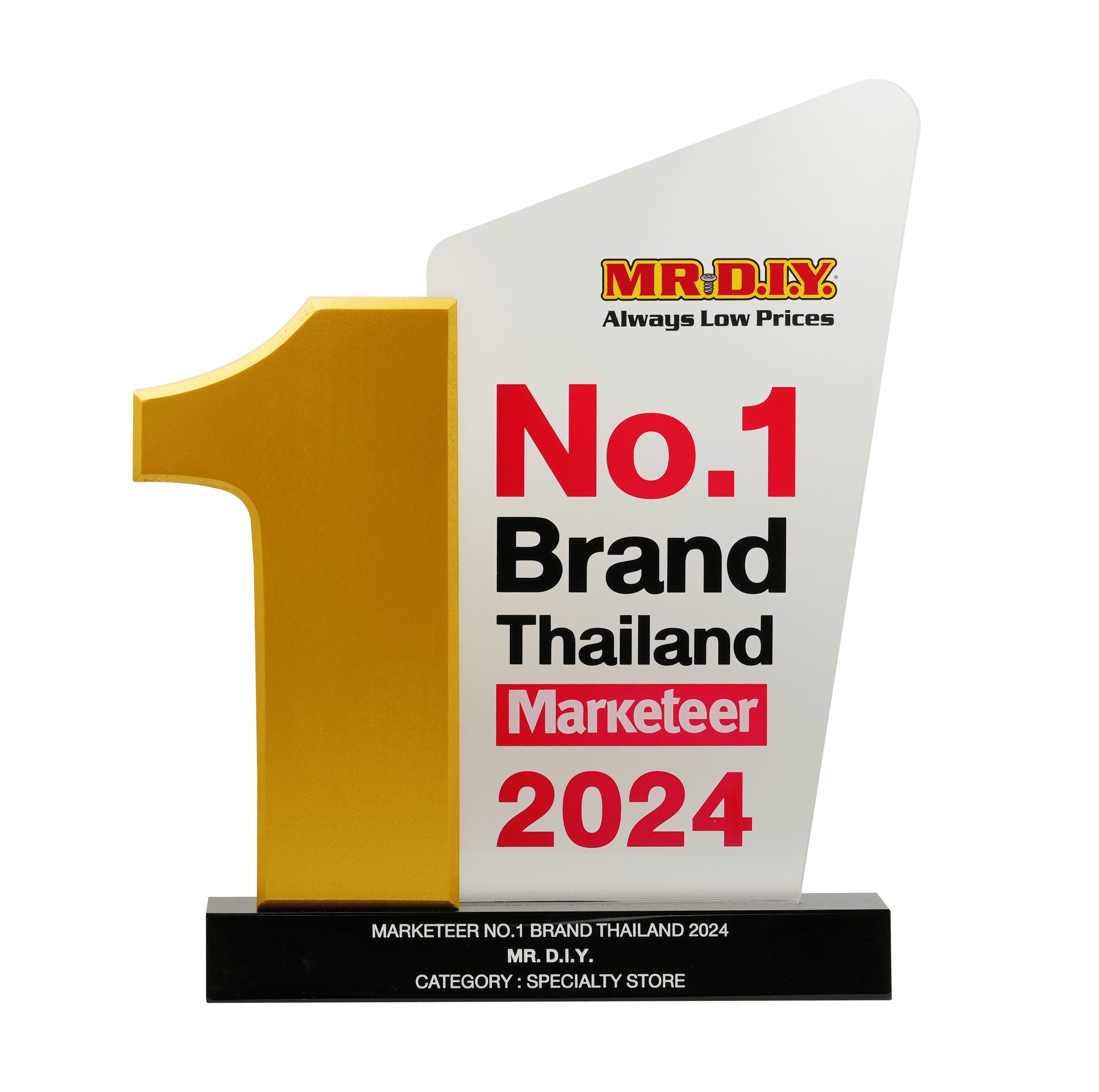 No.1 Brand Thailand Marketeer 2024
