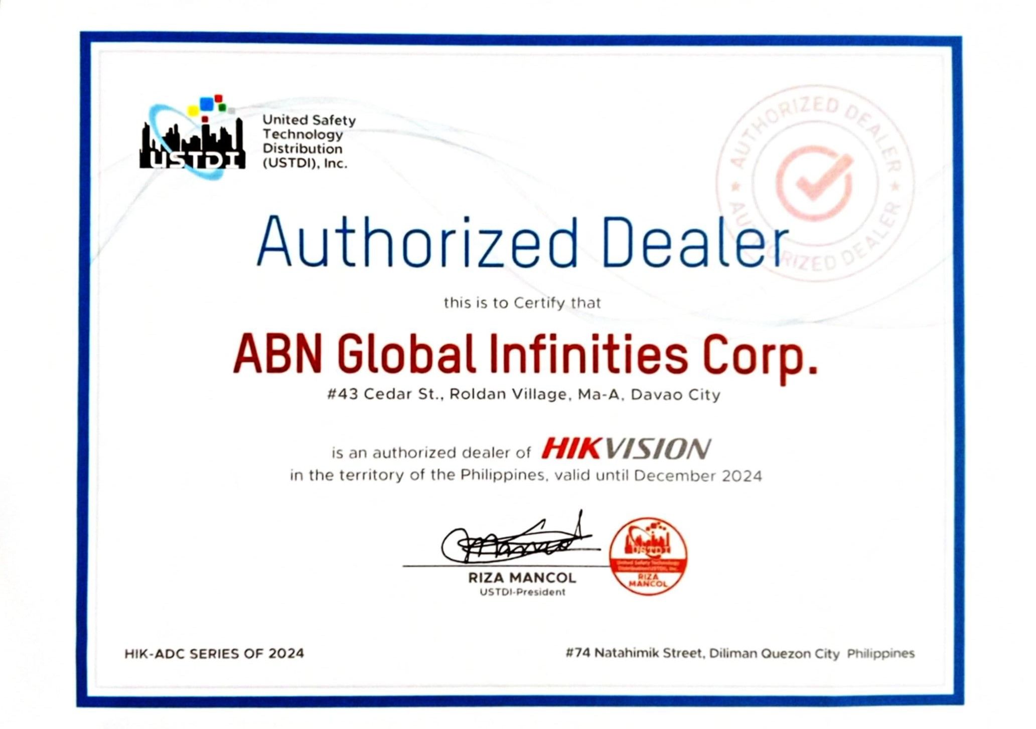 Authorized Dealer 2024