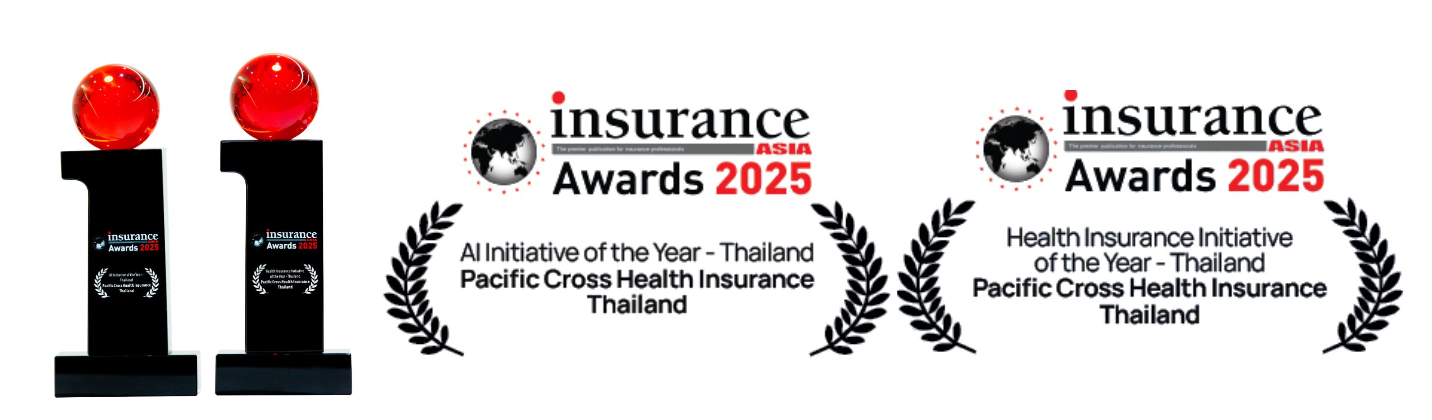 Health Insurer of the Year – Thailand and AI Initiative of the Year – Thailand. 2025