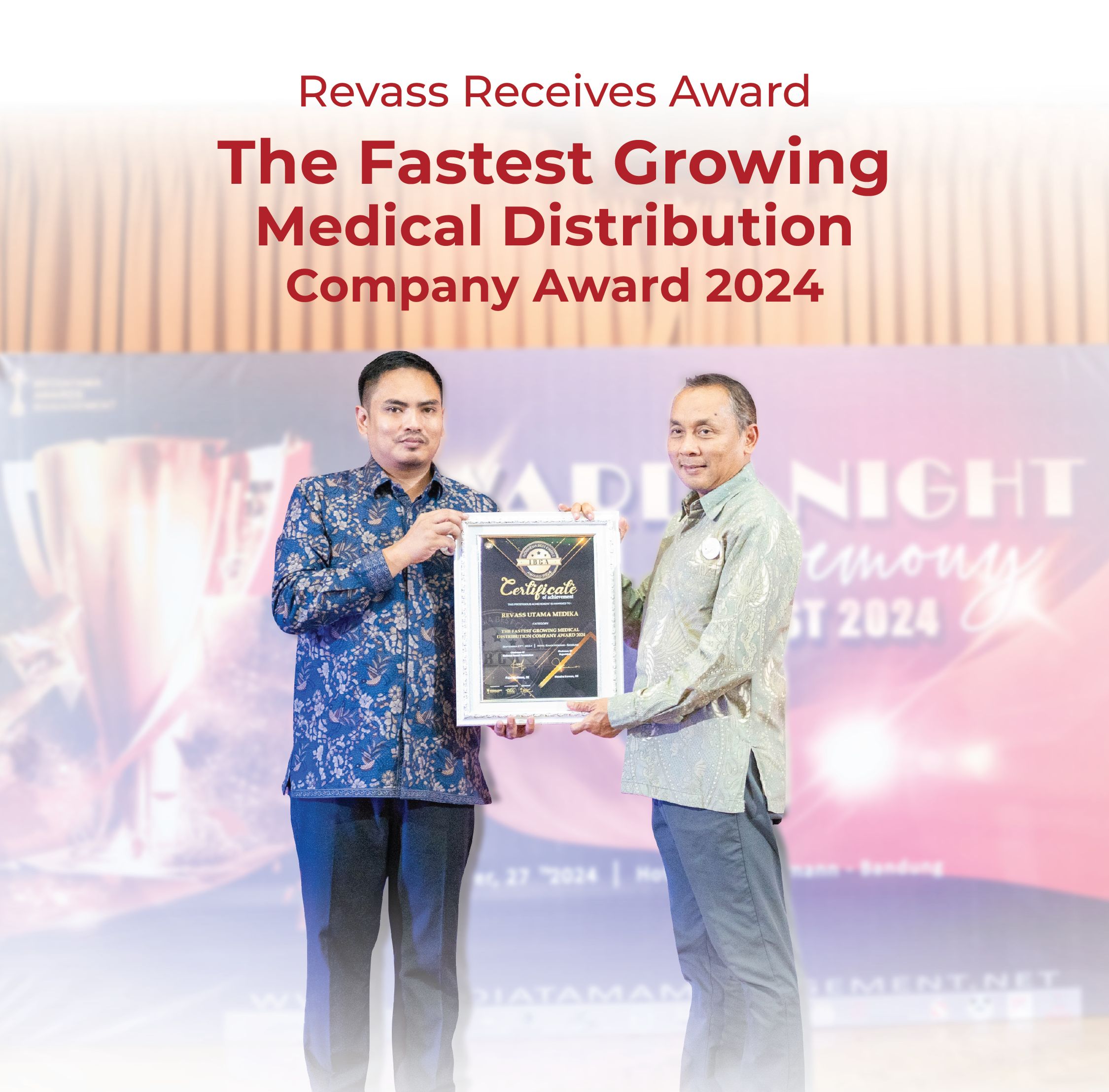 The Fastest Growing Medical Distribution Company Award 2024 2024