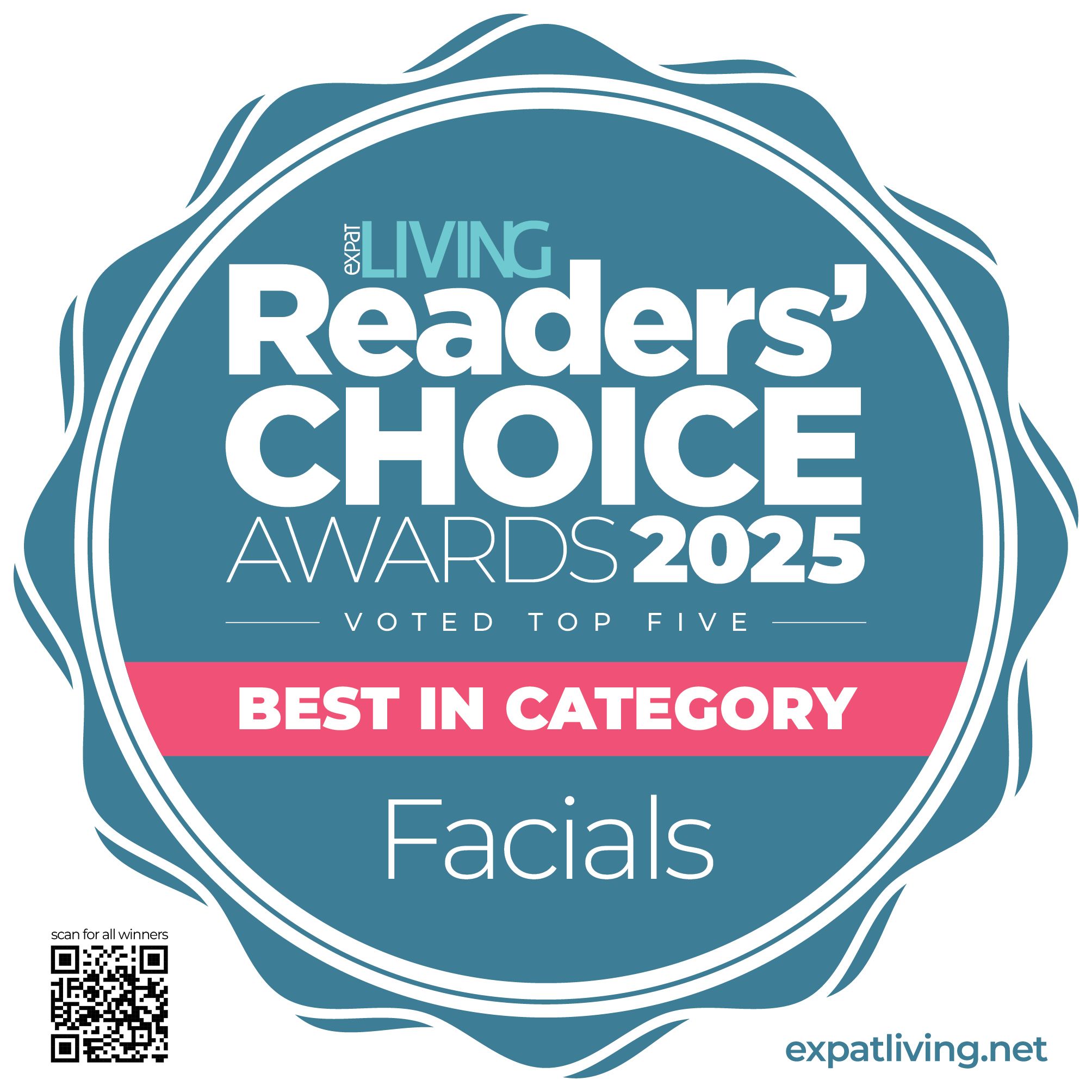 Best Facials - Expat Living Readers’ Choice Awards 2025