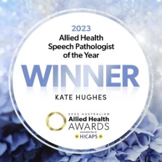 Allied Health Speech Pathologist of the Year - Kate Hughes 2023