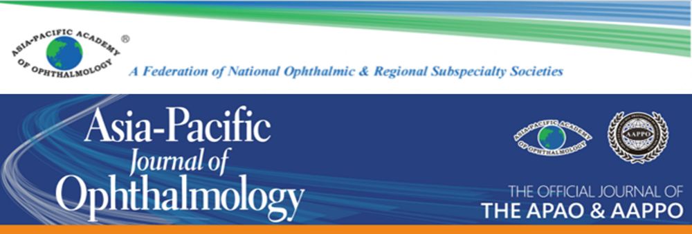 The Asia-Pacific Academy of Ophthalmology's banner