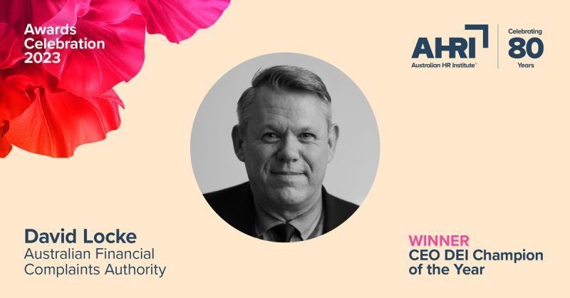 CEO Diversity, Equity & Inclusion Champion – AHRI Awards 2023