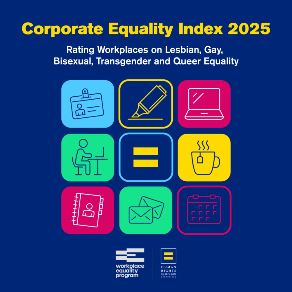 Score of 100% for the Corporate Equality Index 2026