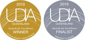 UDIA QLD Awards for Excellence | Winner - Medium Density Development 2019