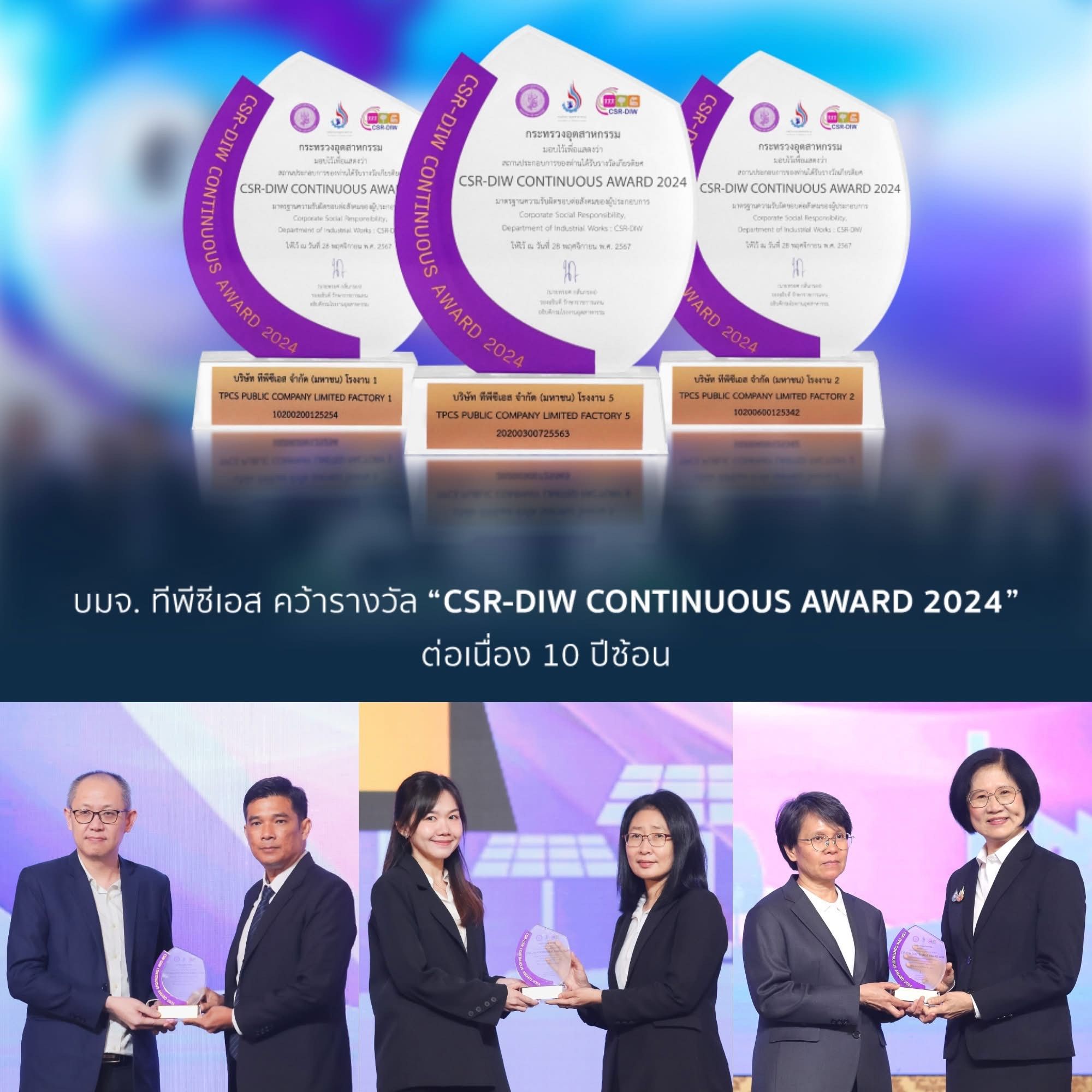 CSR-DIW CONTINUOUS AWARD 2024