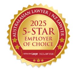 Australasian Lawyer 5-Star Employer of Choice 2025