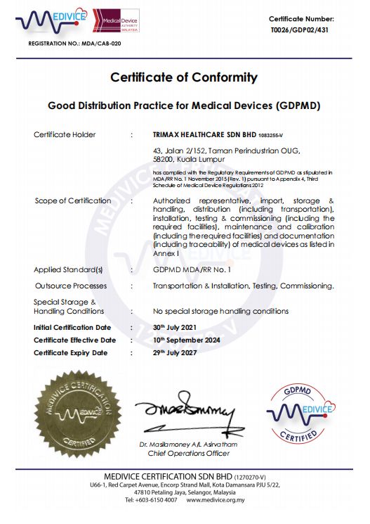 Good Distribution Practice of Medical Device 2024