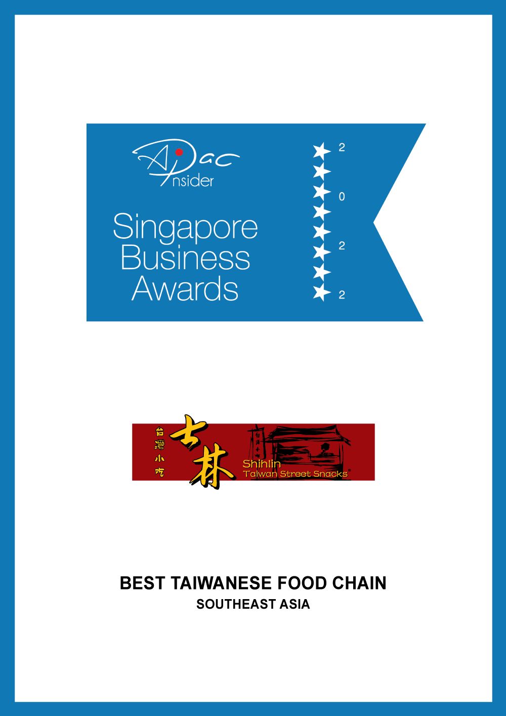 APAC Singapore Business Award 2022