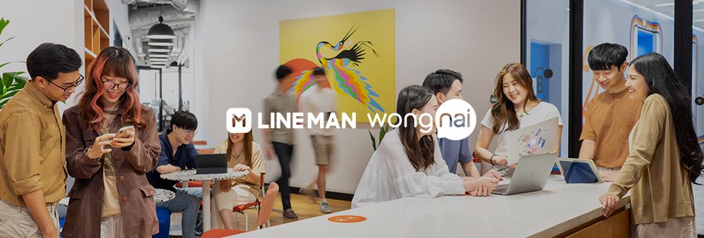 LINE MAN Wongnai's banner