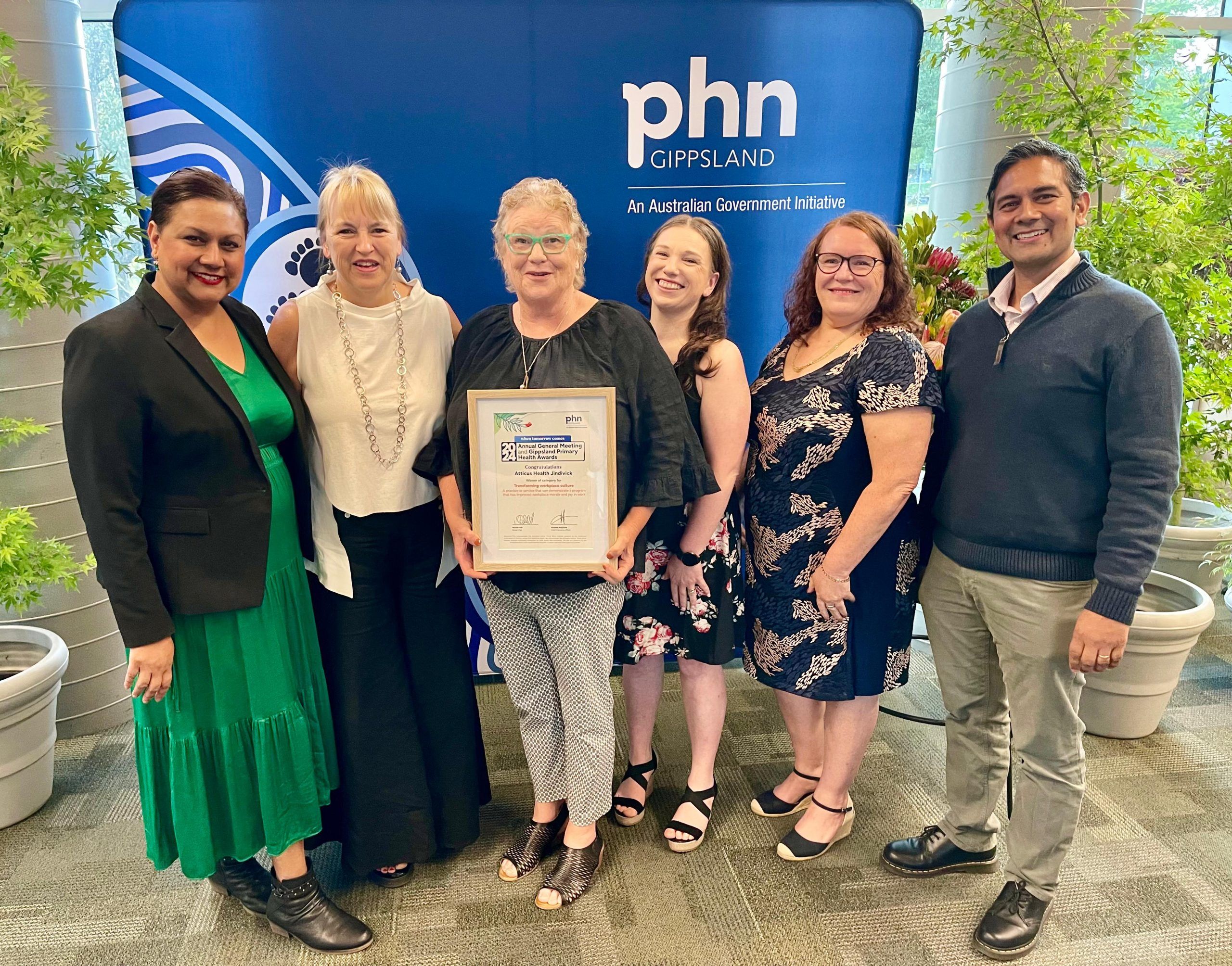 Transforming Workplace Culture Award, Gippsland PHN 2024