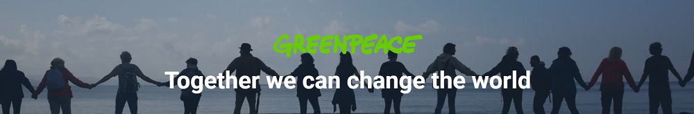 Greenpeace SEA Foundation's banner