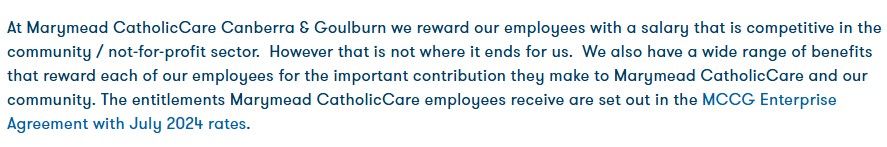 Marymead CatholicCare Canberra & Goulburn Enterprise Agreement 2023
