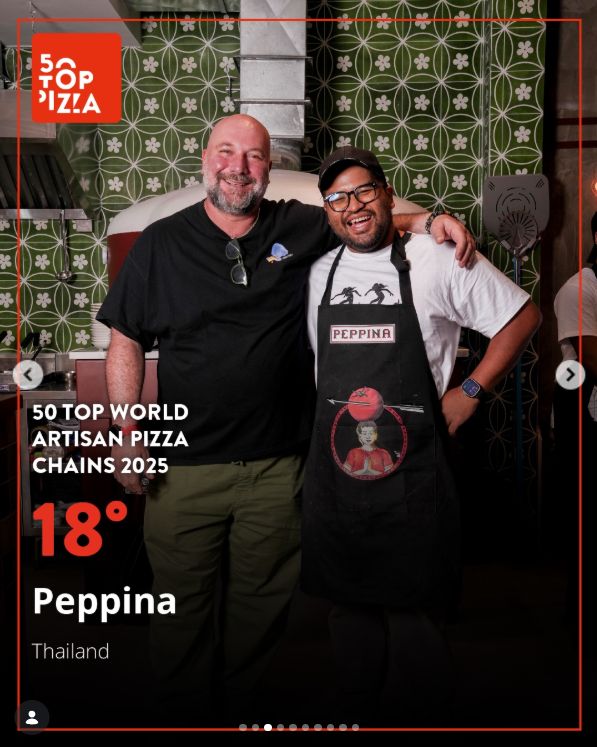 18th Place - 50 Top World Artisan Pizza Chains 2025