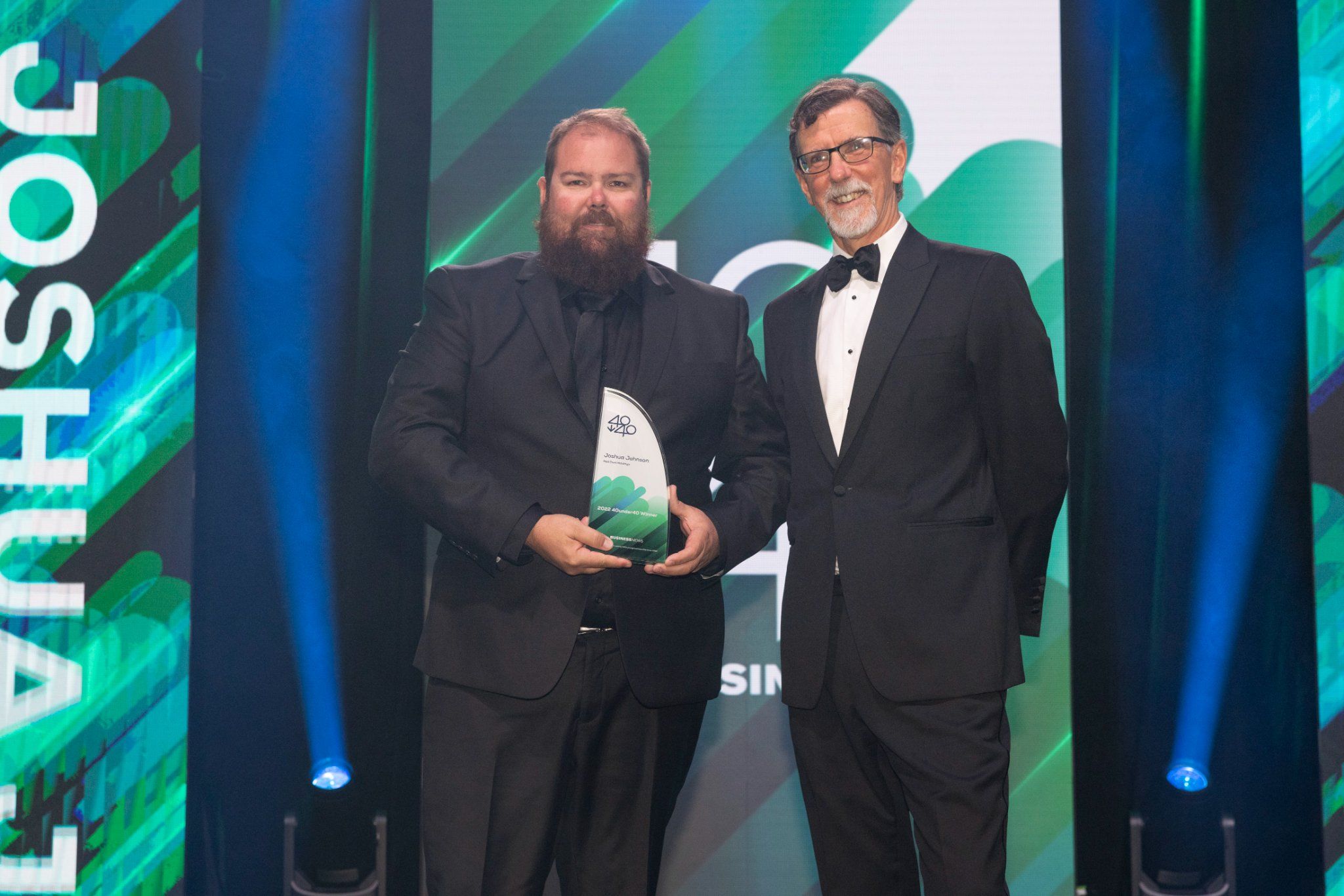 40 under 40 Award - Joshua Johnson (Director) 2022