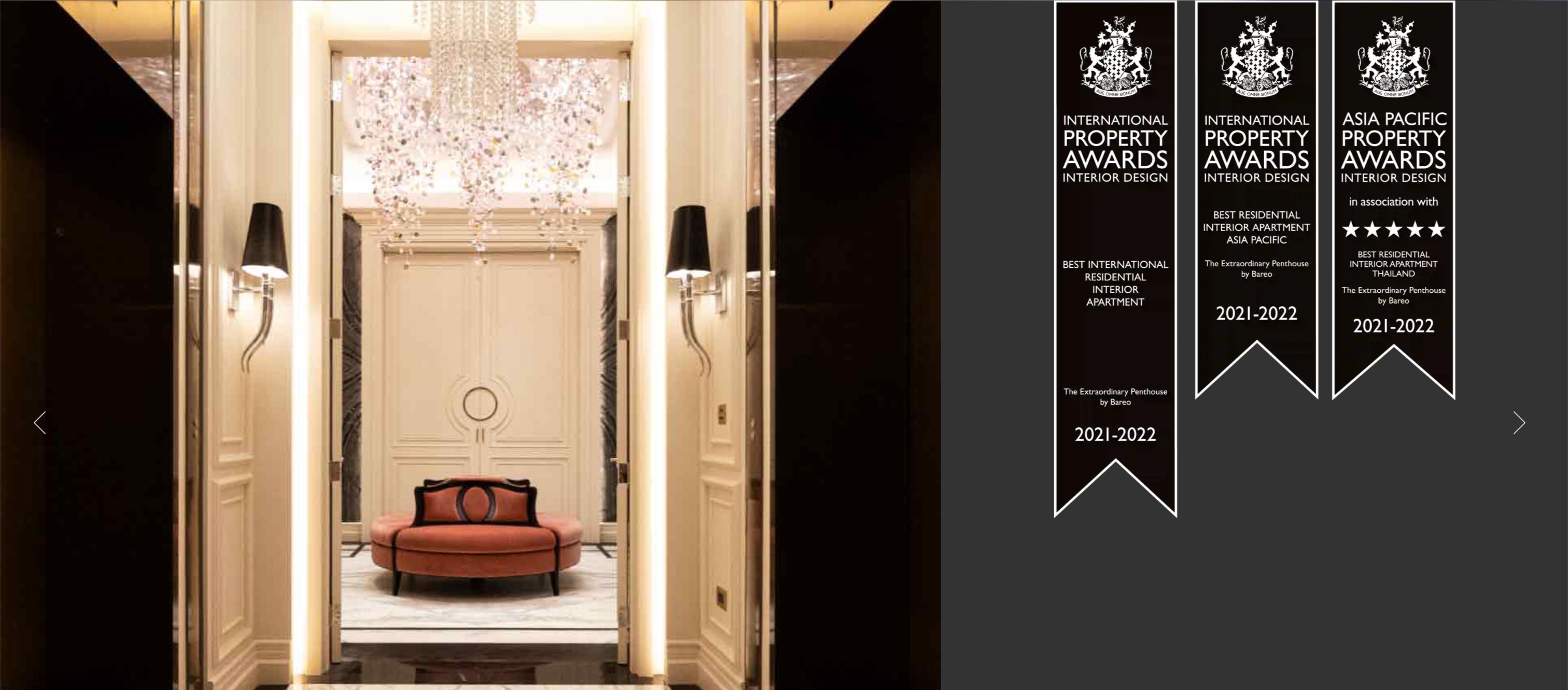 International Pacific Property Awards - Best Residential Interior Apartment 2022