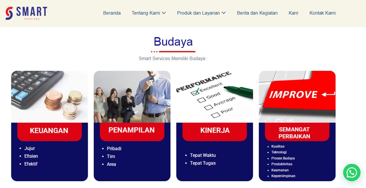 Company's culture and value information