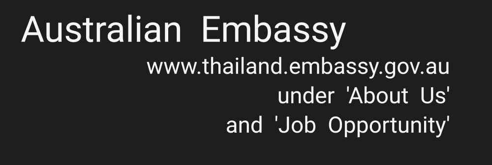 Australian Embassy's banner