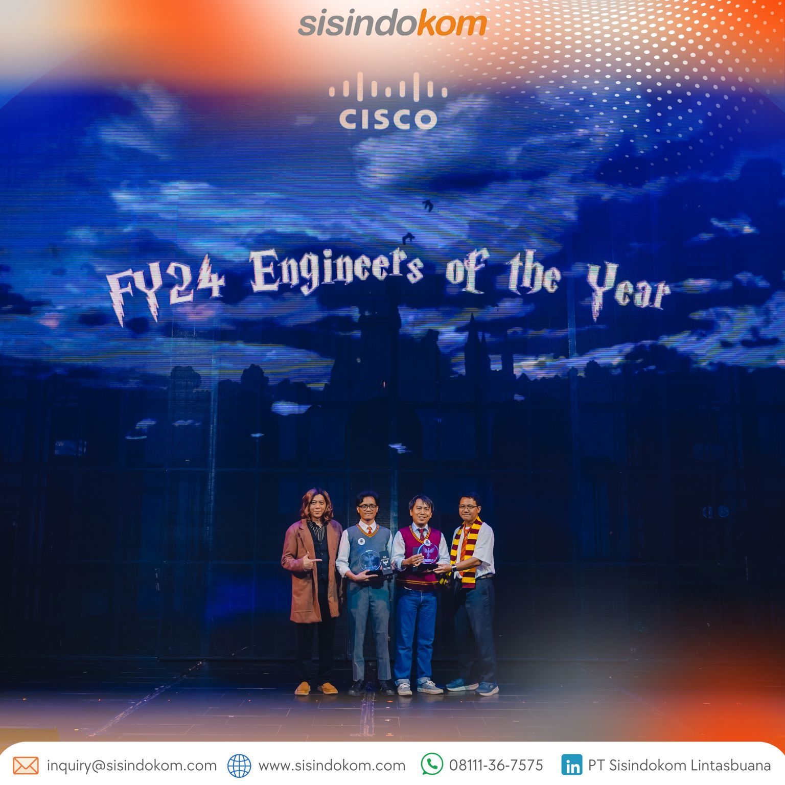 FY24 Service Provider of the Year by Cisco Indonesia 2023