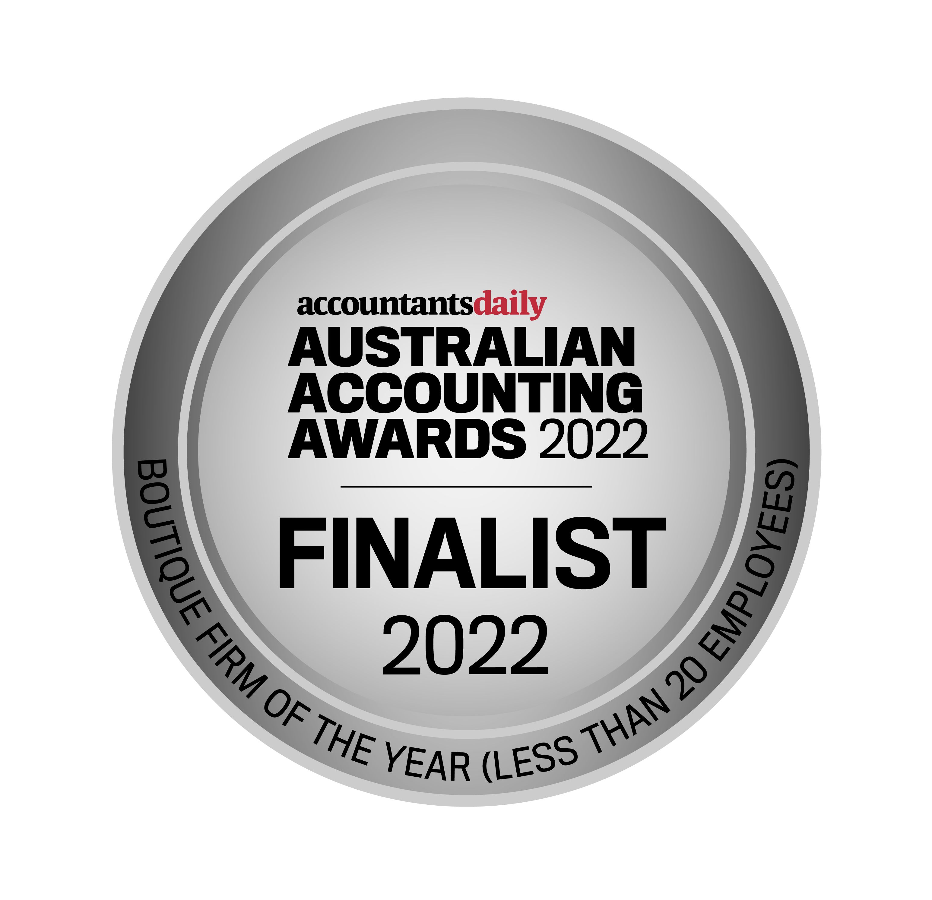 Boutique Firm of the Year (Less than 20 Employees) 2022