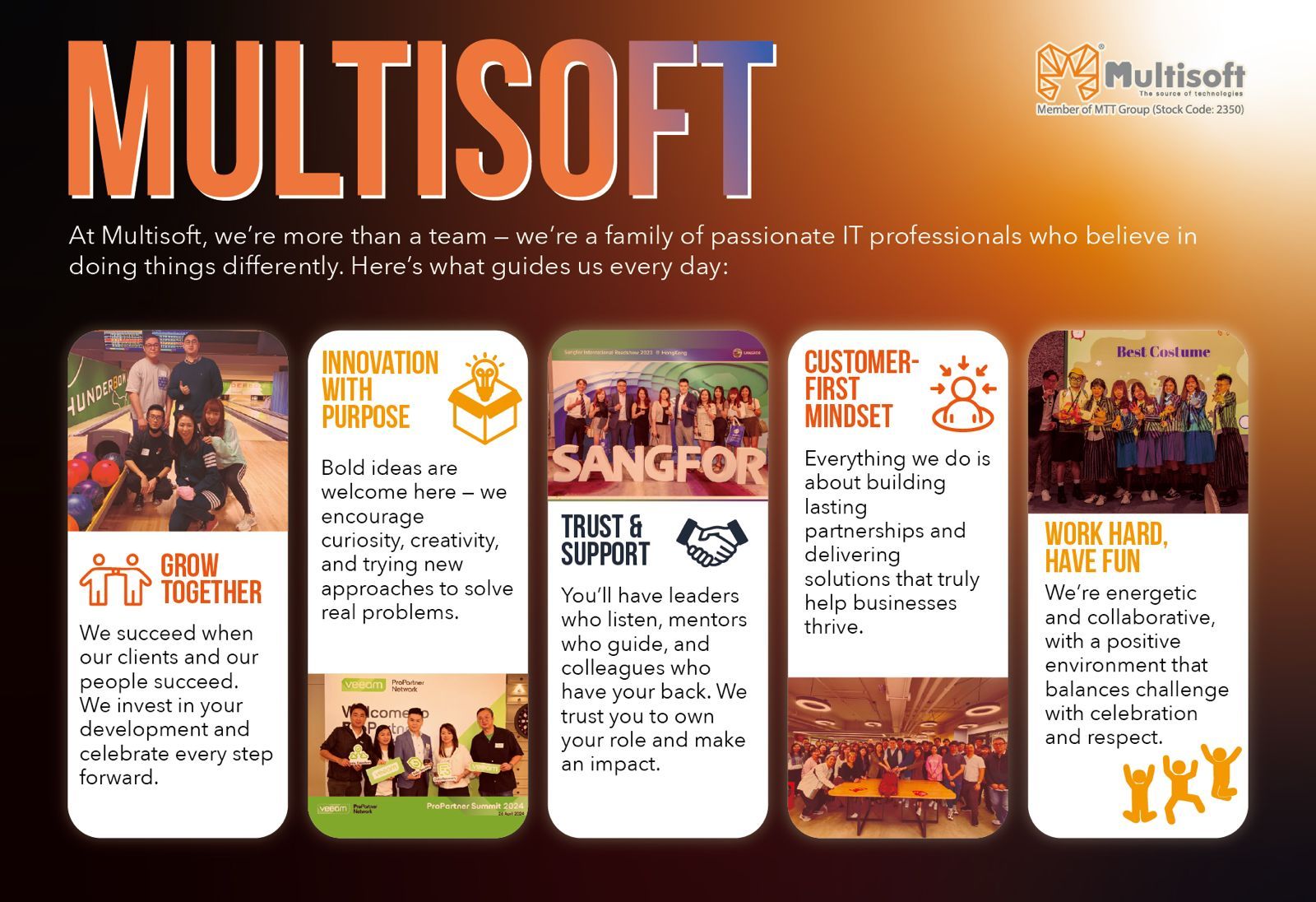 Company's culture and value information