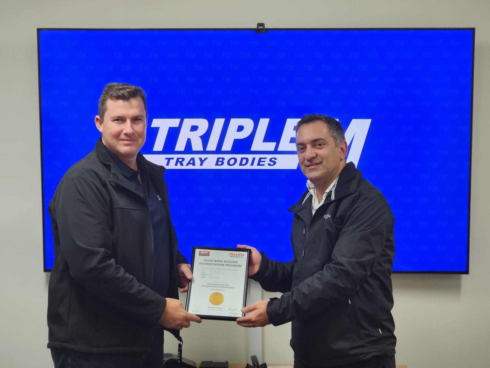 Isuzu Body Builder Accreditation Program - Tier 1 GOLD Award 2024