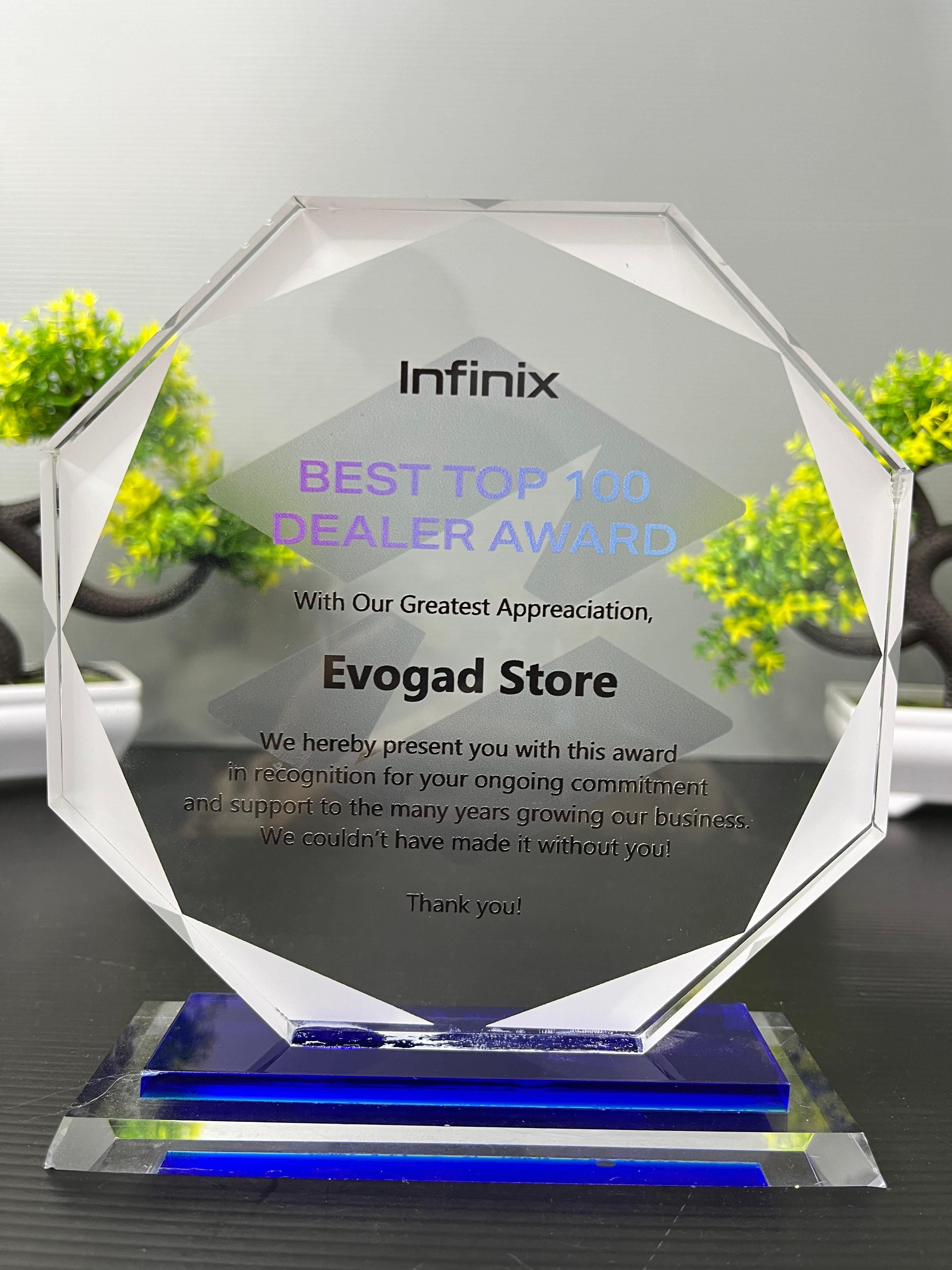INFINIX - Best Top 100 Dealer Award 2023