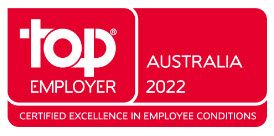 TOP Employer Australia - Certified Excellence in Employee Conditions 2022